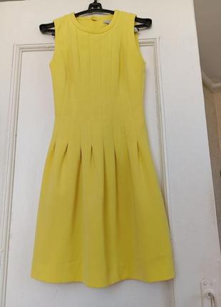 Лимонна сукня hm, плаття5 фото