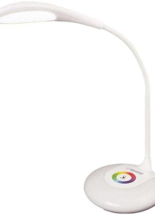 Лампа настольная esperanza altair eld102 светодиодная с rgb ночником белый