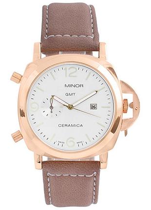 Наручний годинник minor 160 b white g-br
