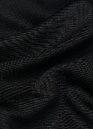 Базовая чёрная юбка с шелком2 фото