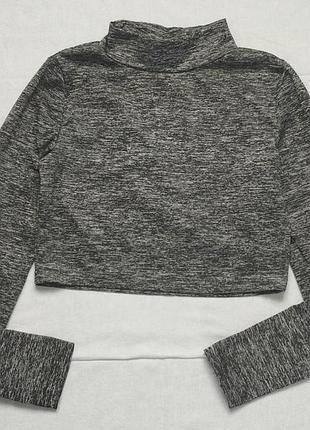 Спортивный укороченный топ