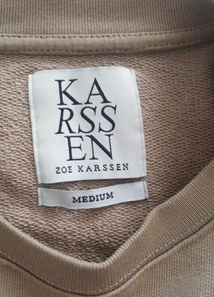 Дизайнерский костюм комплект штаны и свитшот джемпер zoe karssen хлопок трикотаж8 фото