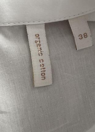 Нова дизайнерська біла бавовняна блуза сорочка rich & royal 38 німеччина 🇩🇪3 фото