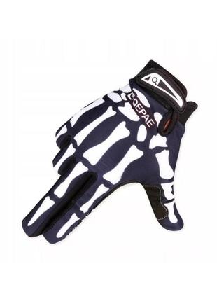 Тактические перчатки с руками скелета призрак гоуст ghost, call of duty