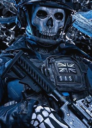 Тактические перчатки с руками скелета призрак гоуст ghost, call of duty