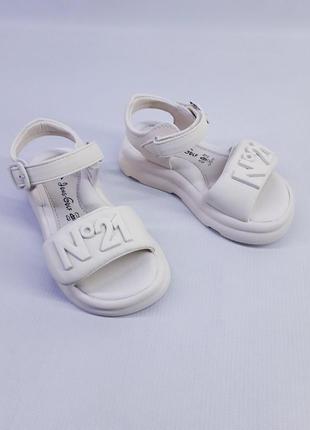 Дитячі босоніжки для дівчинки jong-golf b20456-6 26-31р молочний