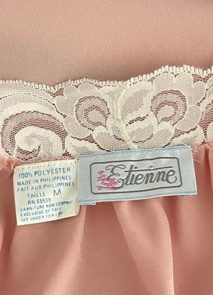 Атласный халат кружево жемчуг бренд  etienne6 фото