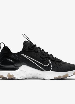 Nike react vision black white8 фото