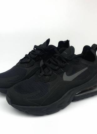 Nike air max 270 react black1 фото