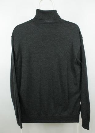 Якісний вовняний гольф светр burlington gray wool turtleneck sweater6 фото