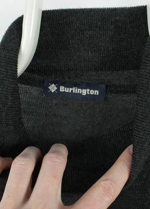 Якісний вовняний гольф светр burlington gray wool turtleneck sweater3 фото