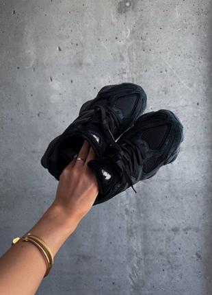Кросівки  9060 “total black”7 фото
