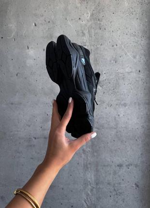 Кросівки  9060 “total black”3 фото