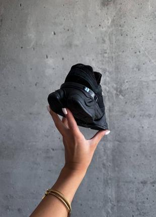 Кросівки  9060 “total black”2 фото