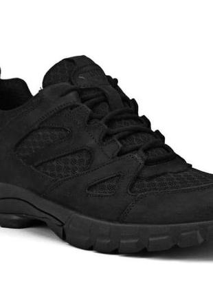 Женские кроссовки 36-37-38 размера военные черные на лето с сеткой для всу, для полиции, кожаные, кожа/сетка4 фото