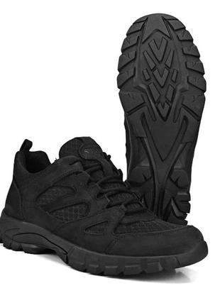 Женские кроссовки 36-37-38 размера военные черные на лето с сеткой для всу, для полиции, кожаные, кожа/сетка3 фото