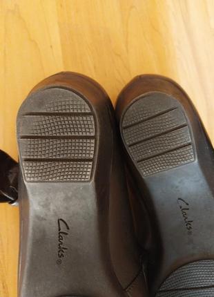 Чорні шкіряні черевики clarks 41 розміру6 фото