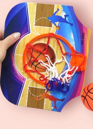 Игровой набор "мини баскетбол: щит с кольцом + мячик"2 фото