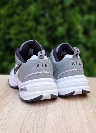 Nike air monarch білі з сірим4 фото