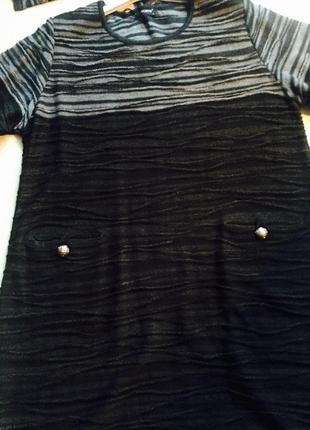 Стильне тепле плаття з шарфом 128 від люкс марки darkwin, турція, супер ціна!2 фото