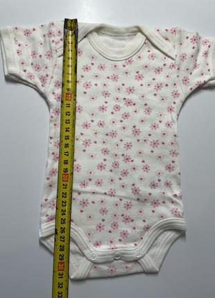 Комплект бодиков (3 шт) для девочки 0-2 месяца бодики для новорожденных девочки для нейллят2 фото