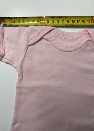 Комплект бодиков (3 шт) для девочки 0-2 месяца бодики для новорожденных девочки для нейллят9 фото