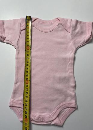 Комплект бодиков (3 шт) для девочки 0-2 месяца бодики для новорожденных девочки для нейллят8 фото