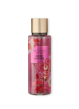 Оригинальн! парфюмированный спрей для тела victoria s secret rose lychee 250 мл