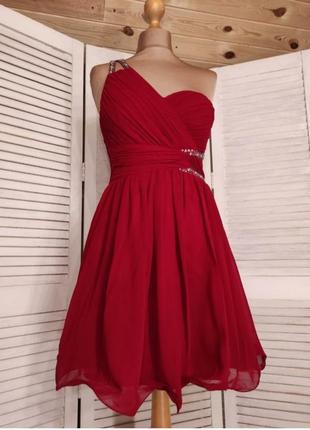 Червоне нарядне плаття/ -20% на плаття по акції