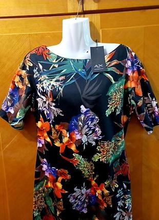 Нова стильна сукня по фігурі  з квітковим малюнком від ax paris3 фото
