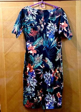 Нова стильна сукня по фігурі  з квітковим малюнком від ax paris2 фото
