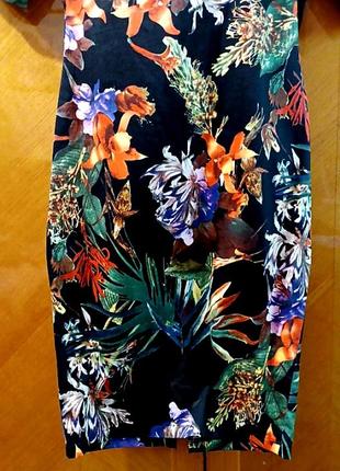 Нова стильна сукня по фігурі  з квітковим малюнком від ax paris8 фото