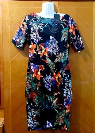 Нова стильна сукня по фігурі  з квітковим малюнком від ax paris9 фото