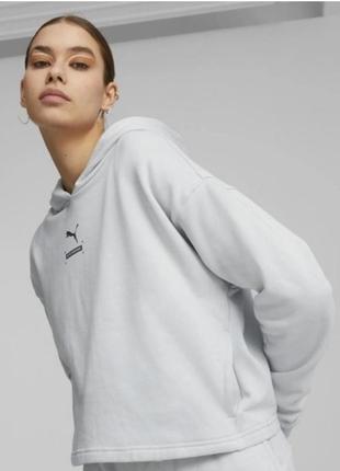 Puma жіноча спортивна кофта нова худі з капюшоном кроп топ світшот