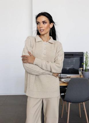 polo White Eponge Coton Bio River 1090