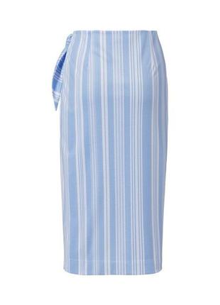 Женская стильная юбка в полоску3 фото