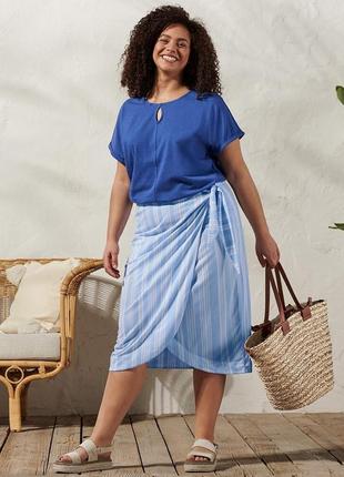 Женская стильная юбка в полоску