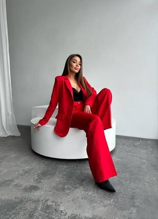 Костюм двойка женский пиджак на подкладке и брюки 10 цветов!! размер s m l