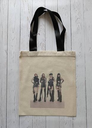 Шопер, эко сумка k-pop blackpink