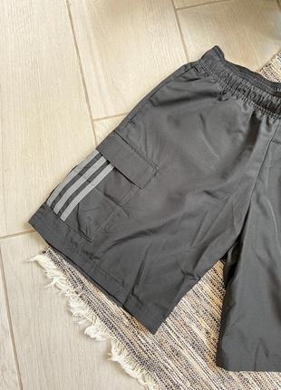 Спортивні карго шорти adidas з кишенями4 фото
