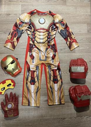 Карнавальний костюм тоні старк залізна людина 🧍‍♂️ iron man супергерой