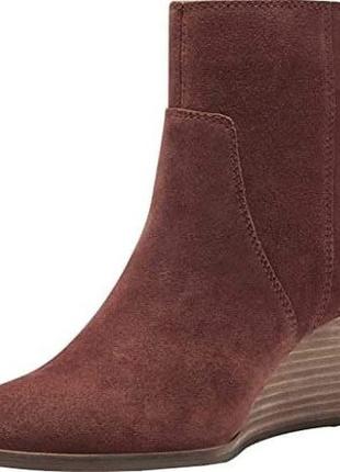 Ботильйони 43-44 р черевики замш танкетка великий розмір