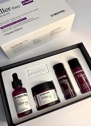 Лифтинг набор с эффектом филлера medi-peel eazy filler multi care kit - 4 предмета