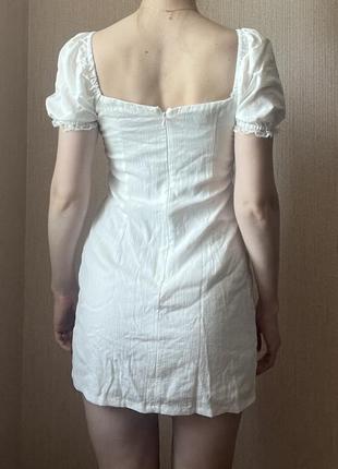 Сукня сарафан з відкритою спинкою біла, нова!4 фото