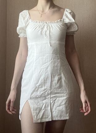 Сукня сарафан з відкритою спинкою біла, нова!2 фото