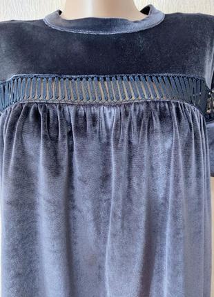 Красивая женская бархатная, велюровая кофта, блузка limited edition4 фото