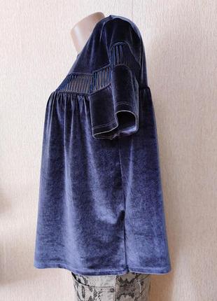 Красивая женская бархатная, велюровая кофта, блузка limited edition5 фото