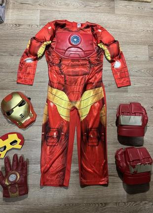 Костюм карнавальна залізна людина iron man супергерой мерехтіль