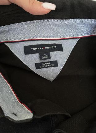 Футболка черная tommy hilfiger2 фото