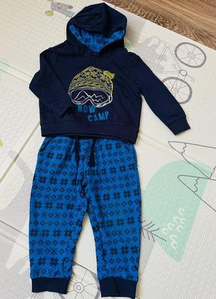 Детский спортивный костюм с небольшим утеплителем